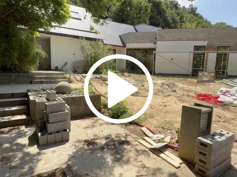 Renovatie van een villas van de jaren 70